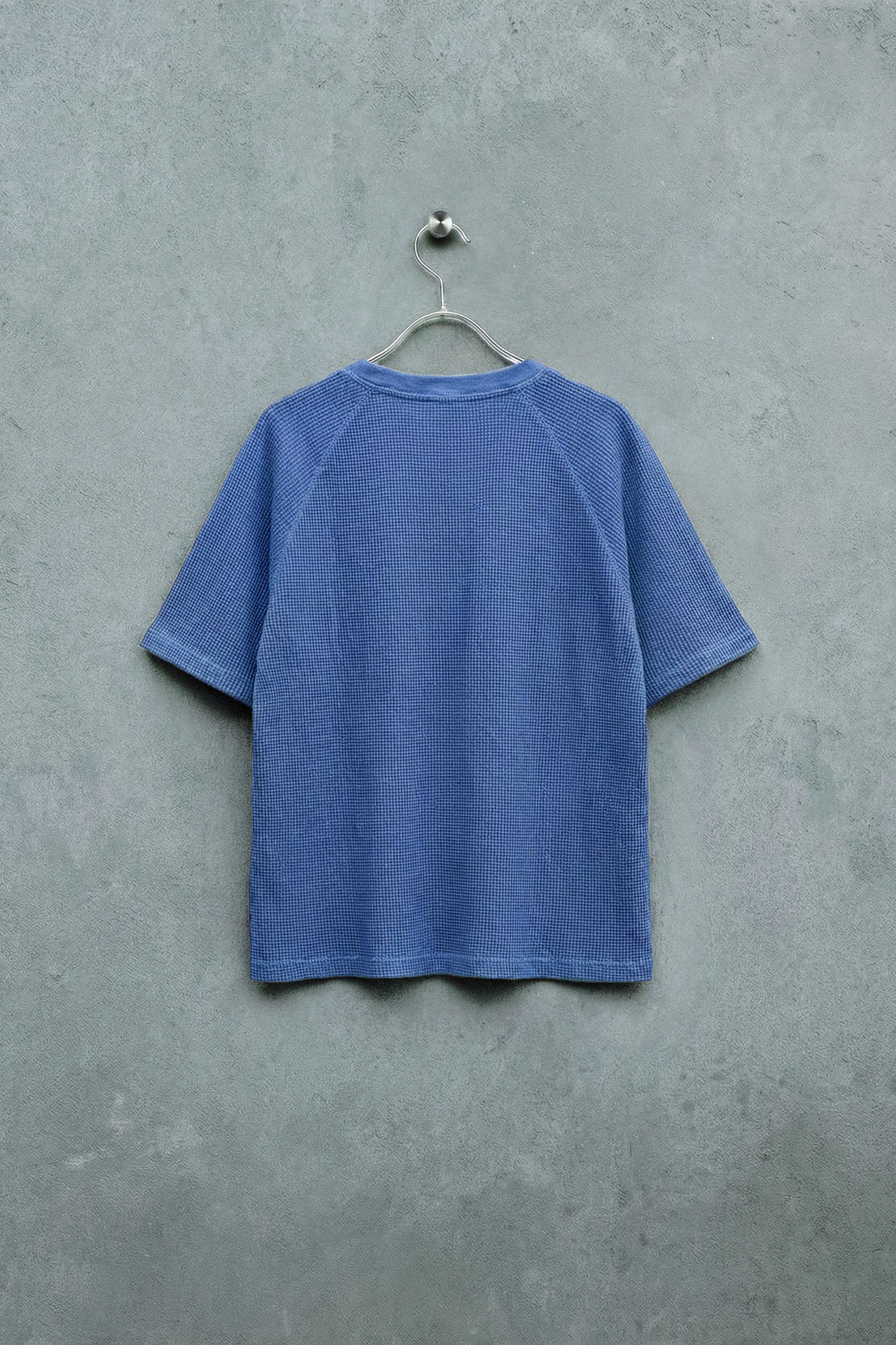 STORIESZ - WAFFLE KNIT HENLEY SHIRT